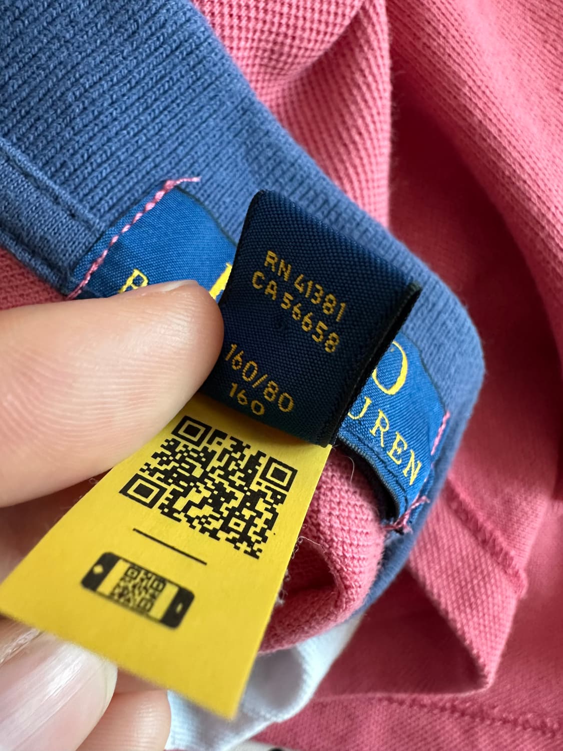 폴로 랄프로렌 빅포니 카라 럭비 반팔티 상품이미지4