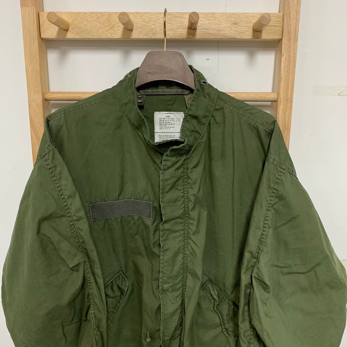 80‘s US Army 미군 오리지널 M-65 피쉬테일 파카 상품이미지2