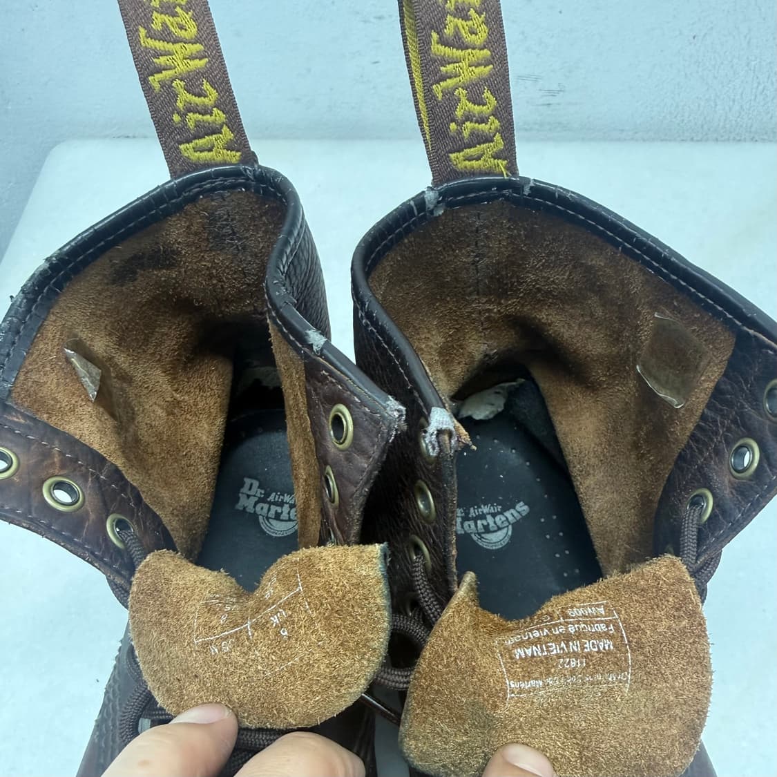 (UK6)닥터마틴 워커부츠8홀 브라운 상품이미지8