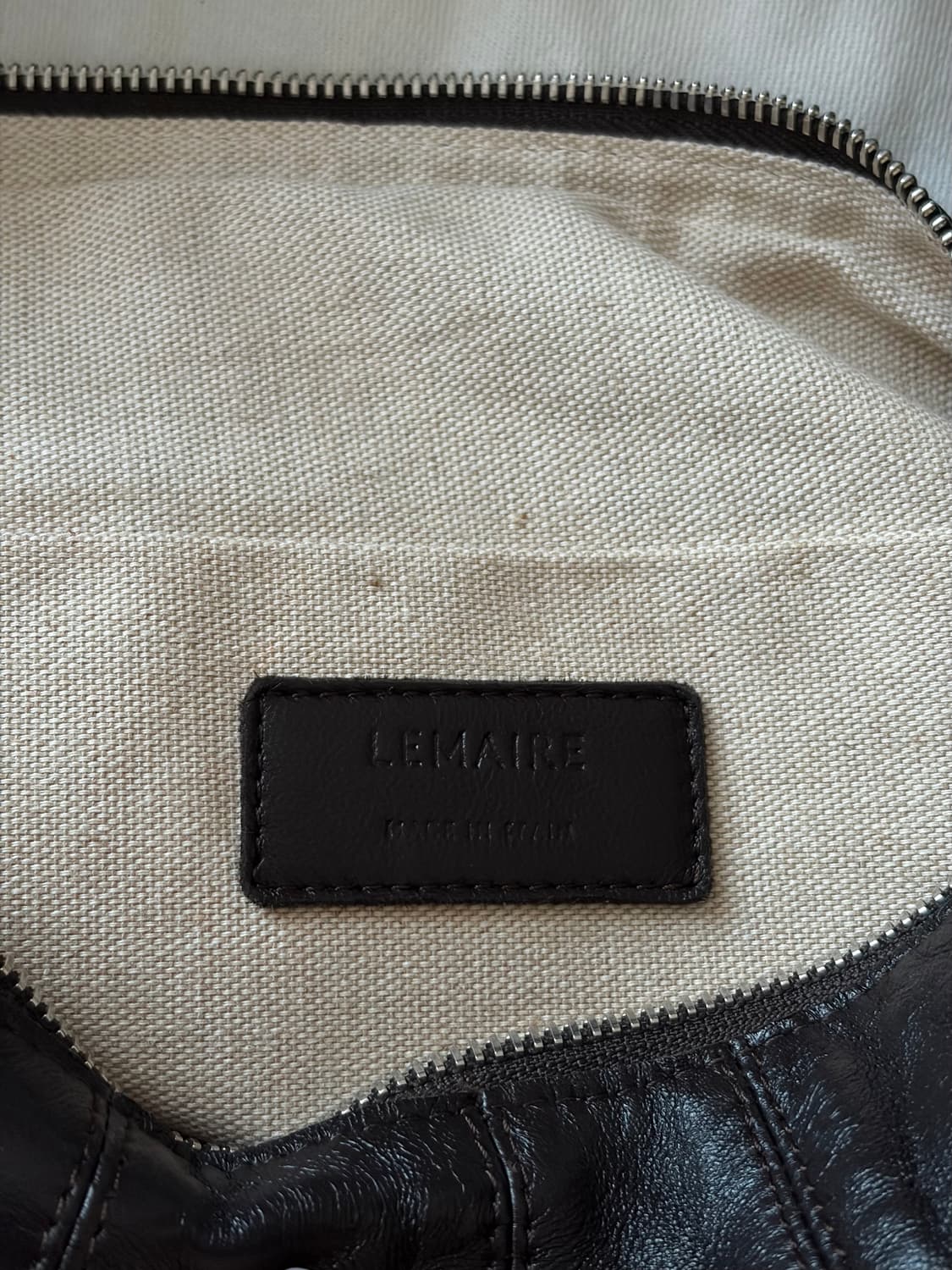 르메르 포춘 크로와상백 소프트 나파레더 다크초콜렛 (미니 X) 상품이미지6