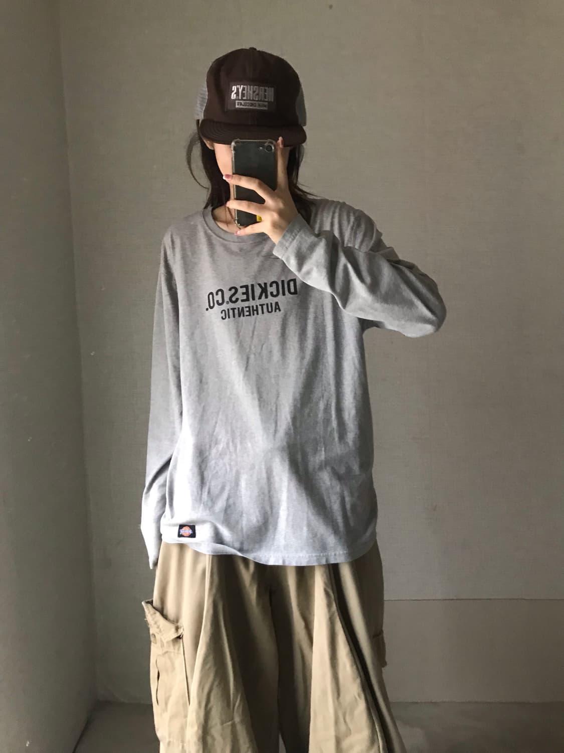 디키즈 그레이 롱슬리브 상품이미지3