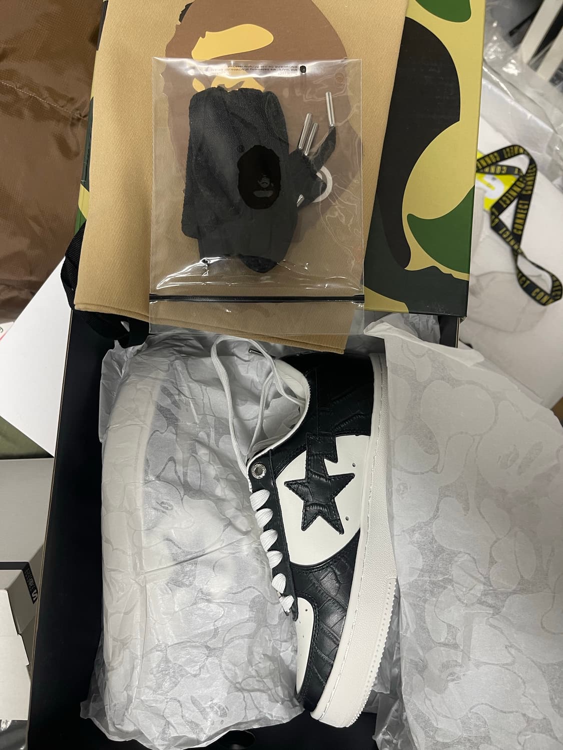 [220] bape sta  베이프 스타 #3 블랙 상품이미지2