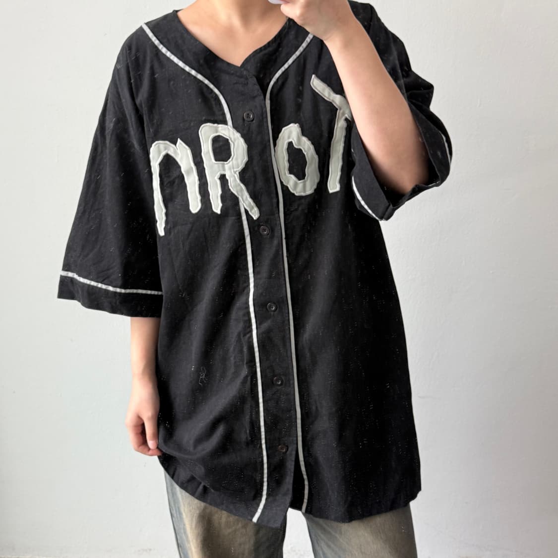 [XL] 콘 베이스볼 반팔 자켓 상품이미지1