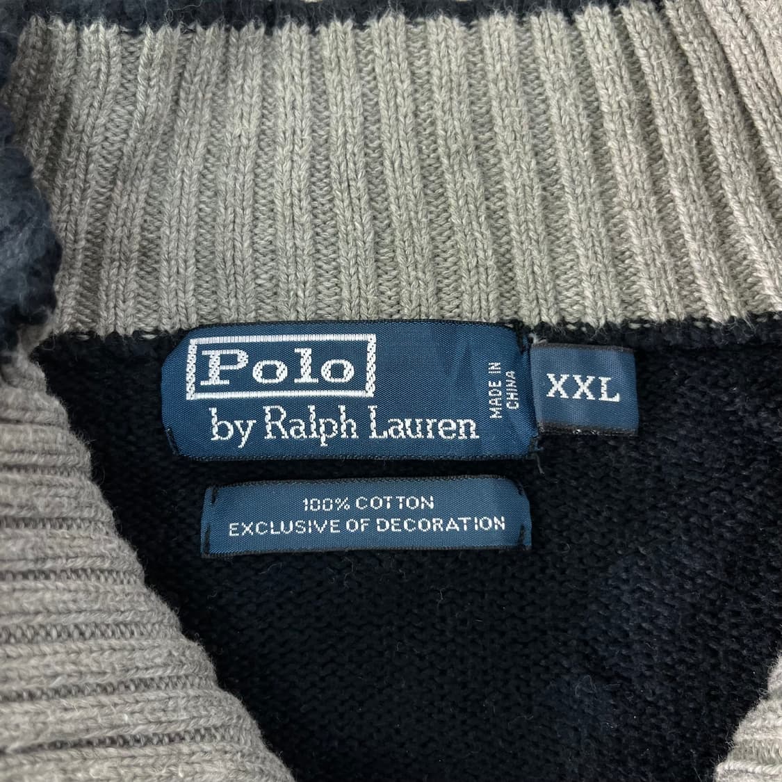 110 폴로랄프로렌 반집업 블랙 니트 상품이미지3