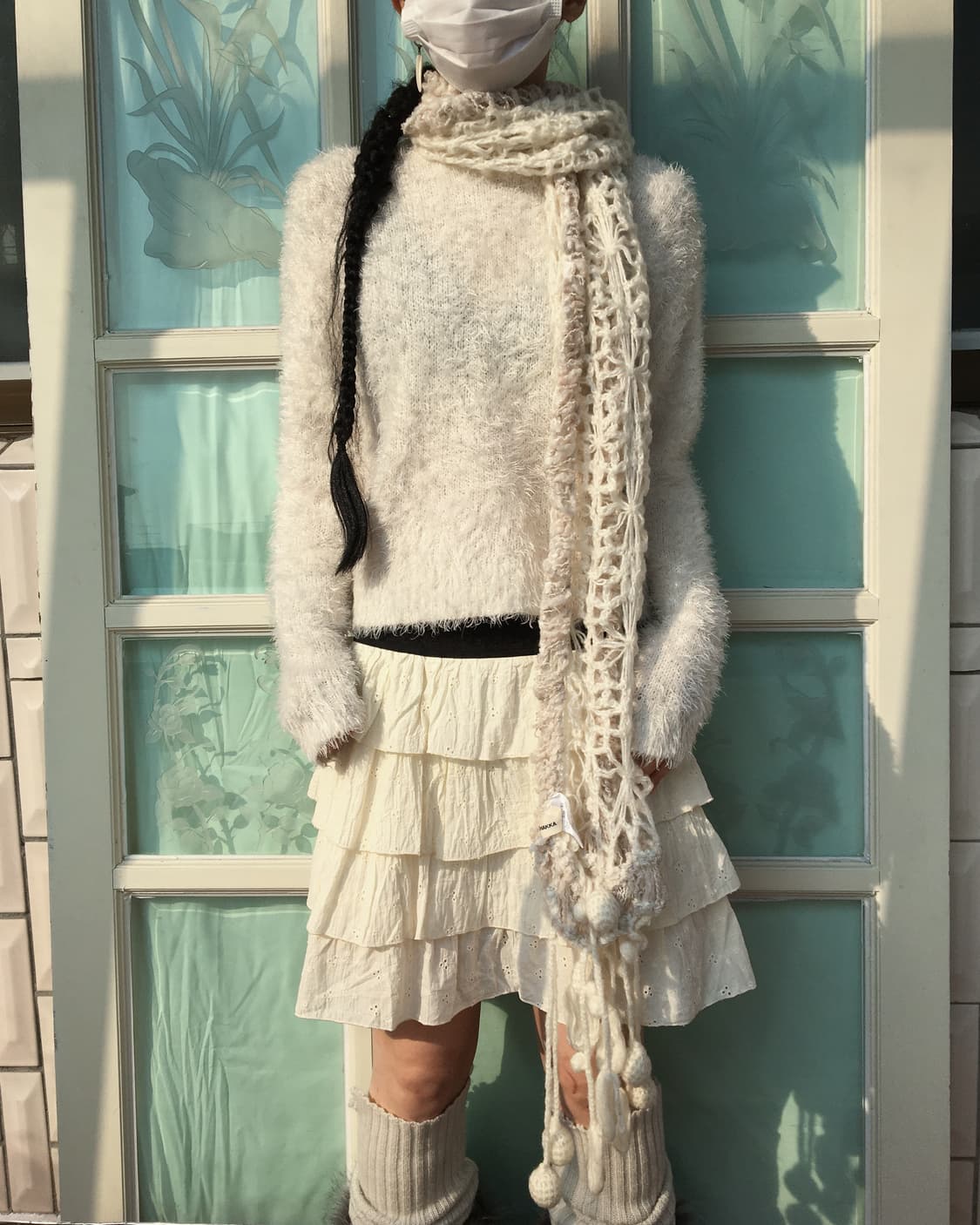pom pom crochet muffler 상품이미지2