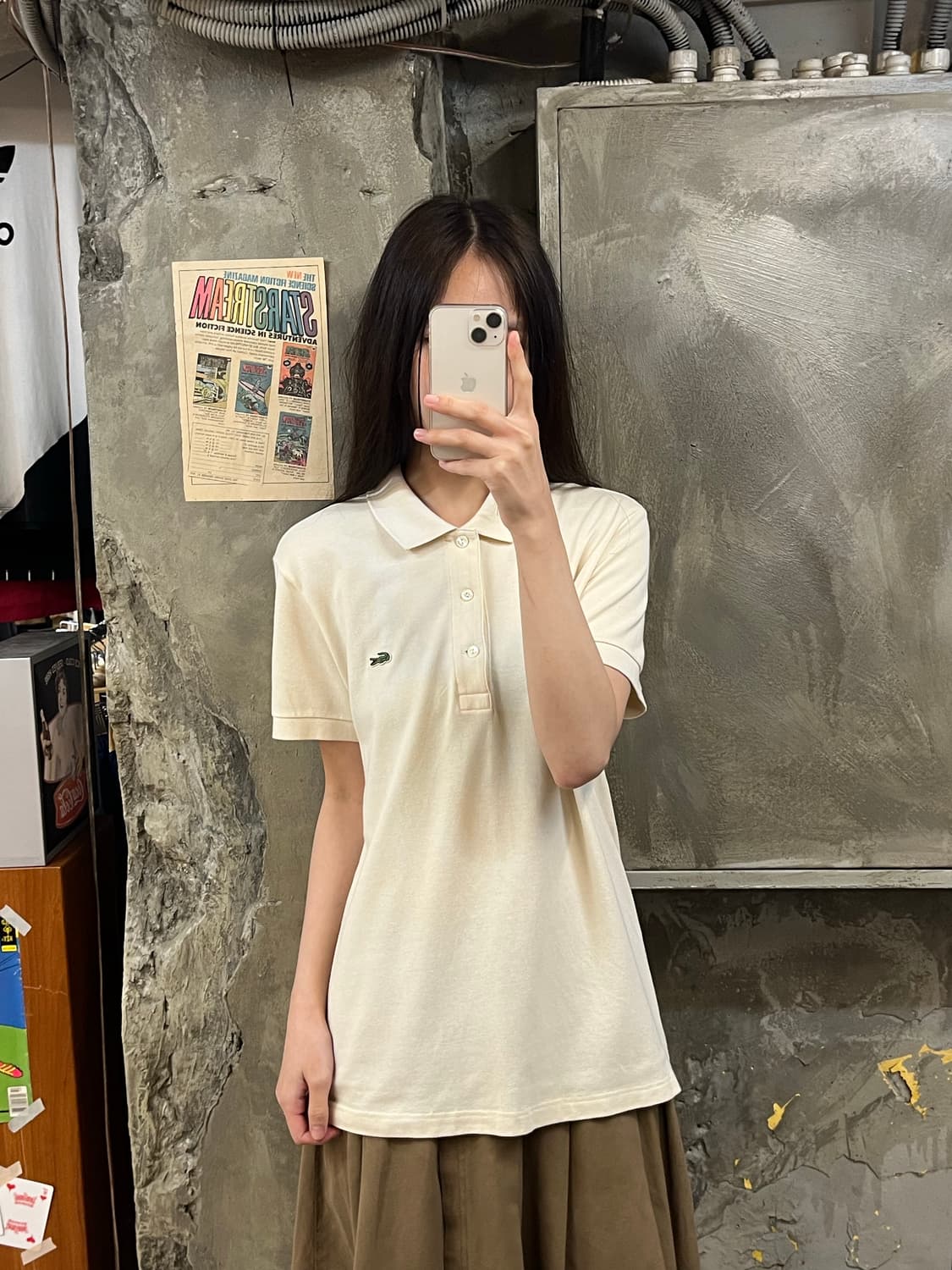라코스테 반팔 카라티 아이보리 95 #csz422 상품이미지2