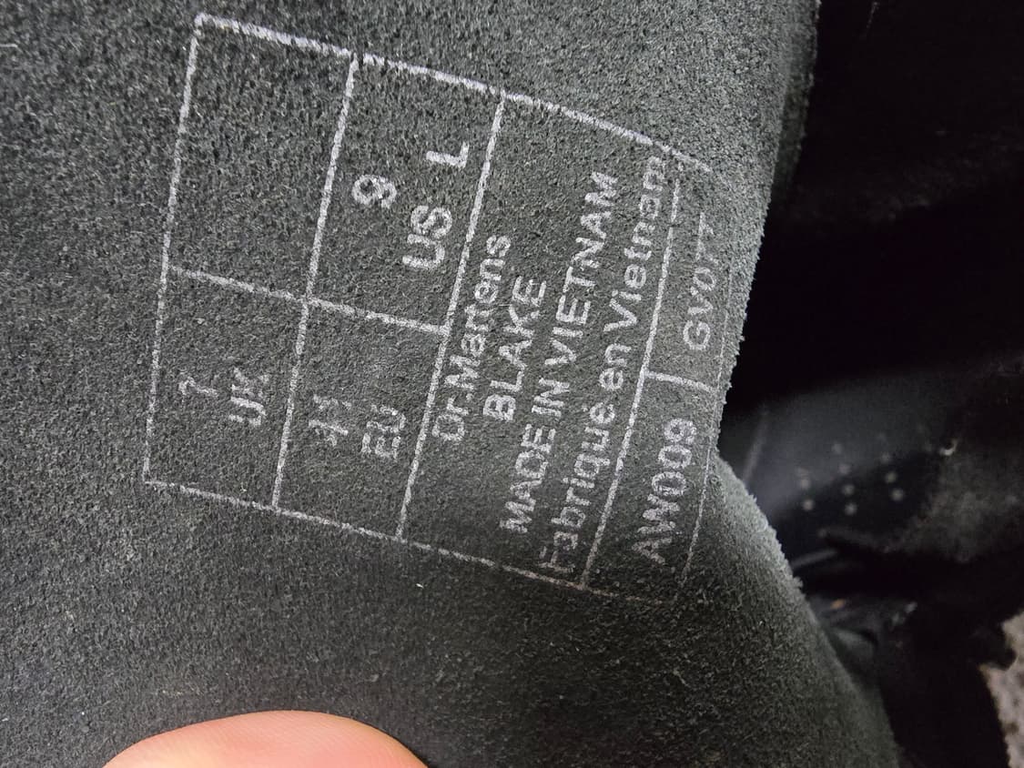 닥터마틴 블랙 버클 부츠 AW009 EU41 상품이미지6