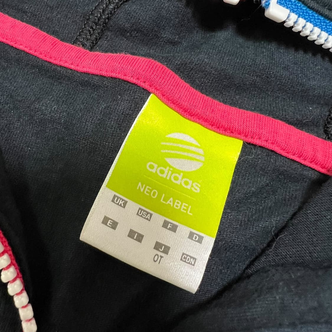아디다스 네오라벨 블랙 후드집업 상품이미지9