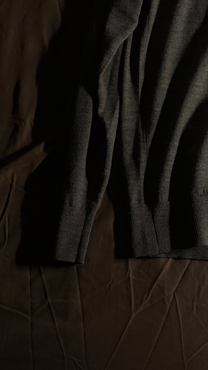 M) 유니클로 메리노 크루넥 스웨터 (그레이) 상품이미지3