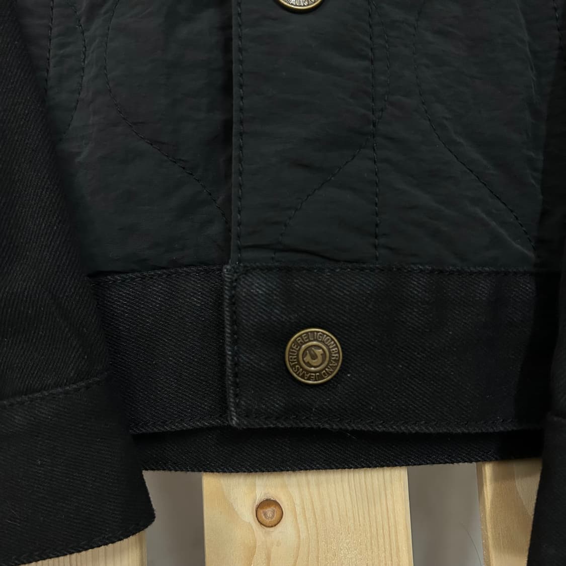 (XL) 트루릴리전 블랙 데님자켓 상품이미지5