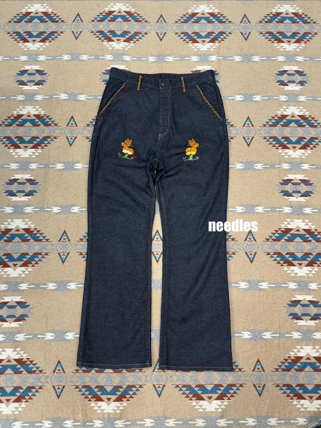 [M] 니들스 P&M Emd. 부츠컷 데님 팬츠 상품이미지1