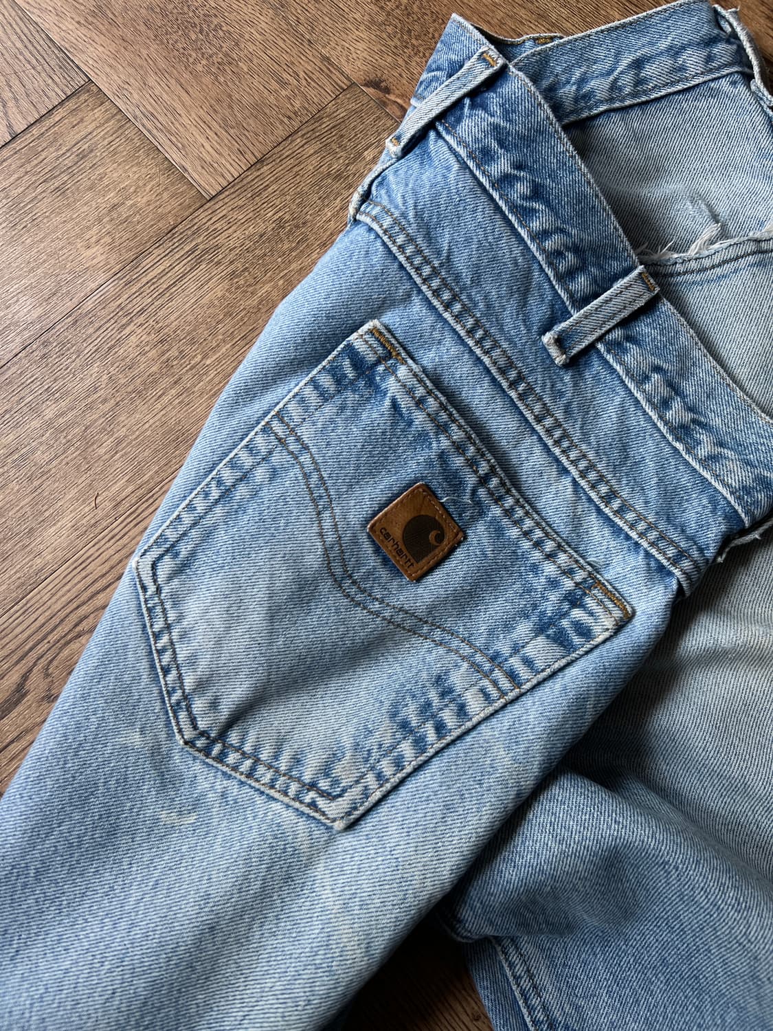 [36]칼하트 USA 빈티지 워싱 워크 데님 팬츠 상품이미지6