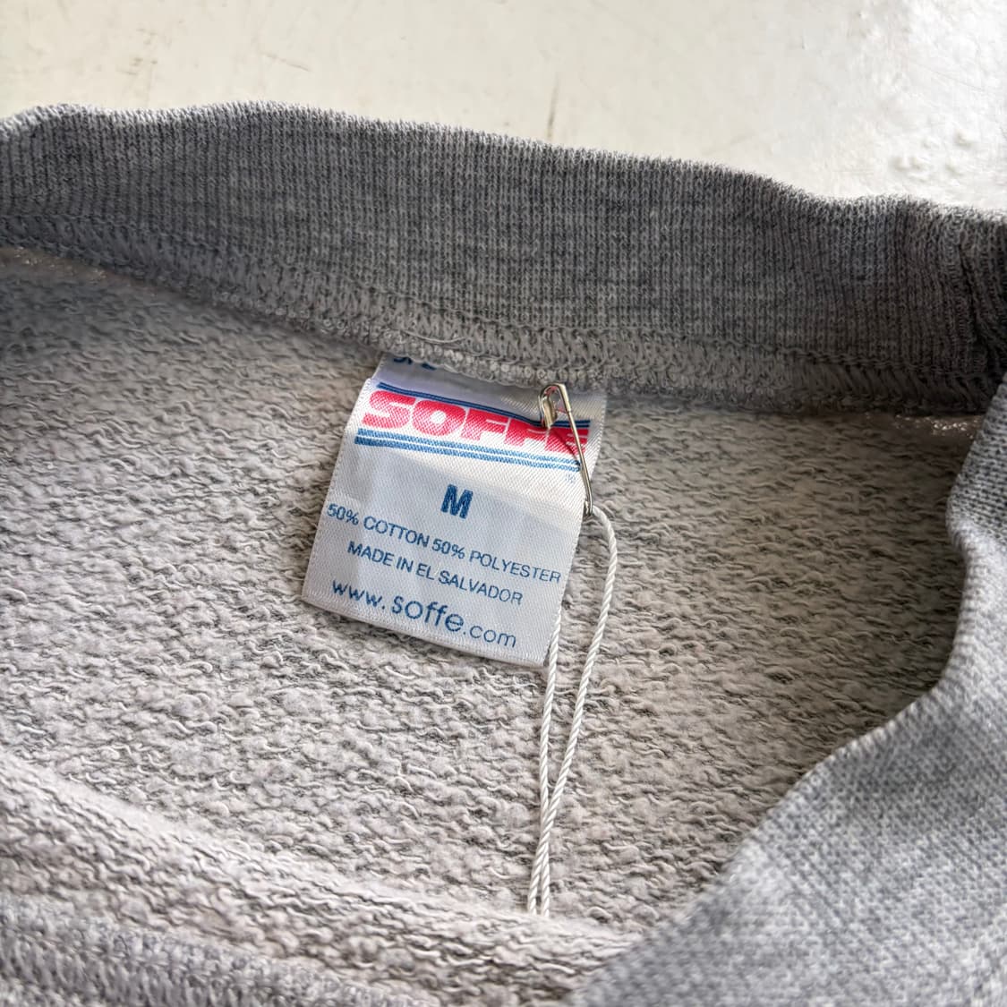 SOFFE USA OG 미해군 빈티지 스웻셔츠 M 상품이미지5