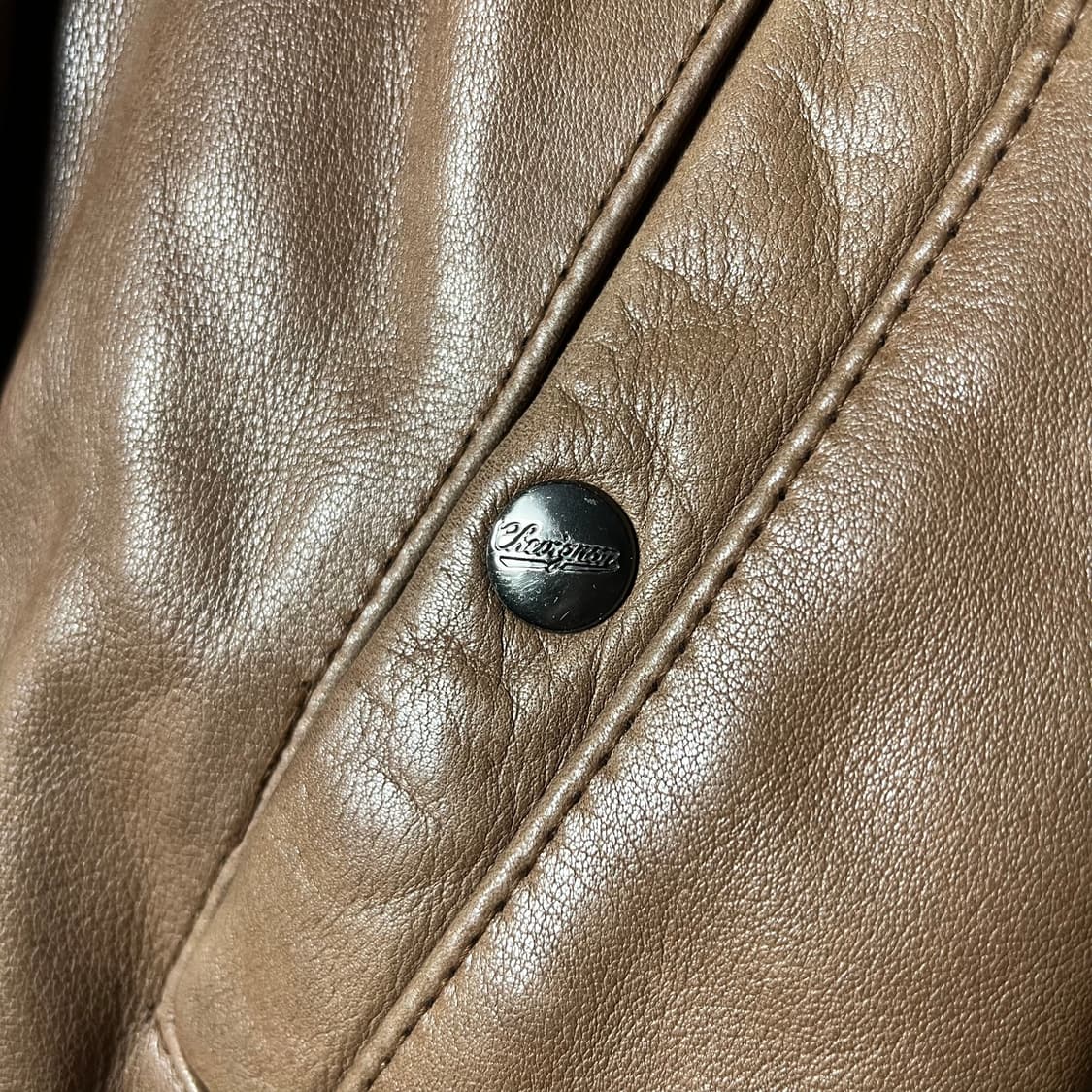 [Chevignon] 90's 쉐비뇽 A-2 리얼레더 자켓 (내피포함) 상품이미지4