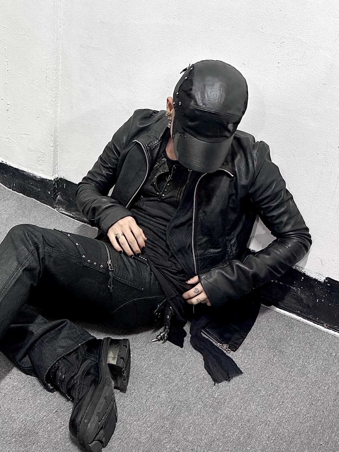 EKAM 002 lambskin leather jacket L 상품이미지2
