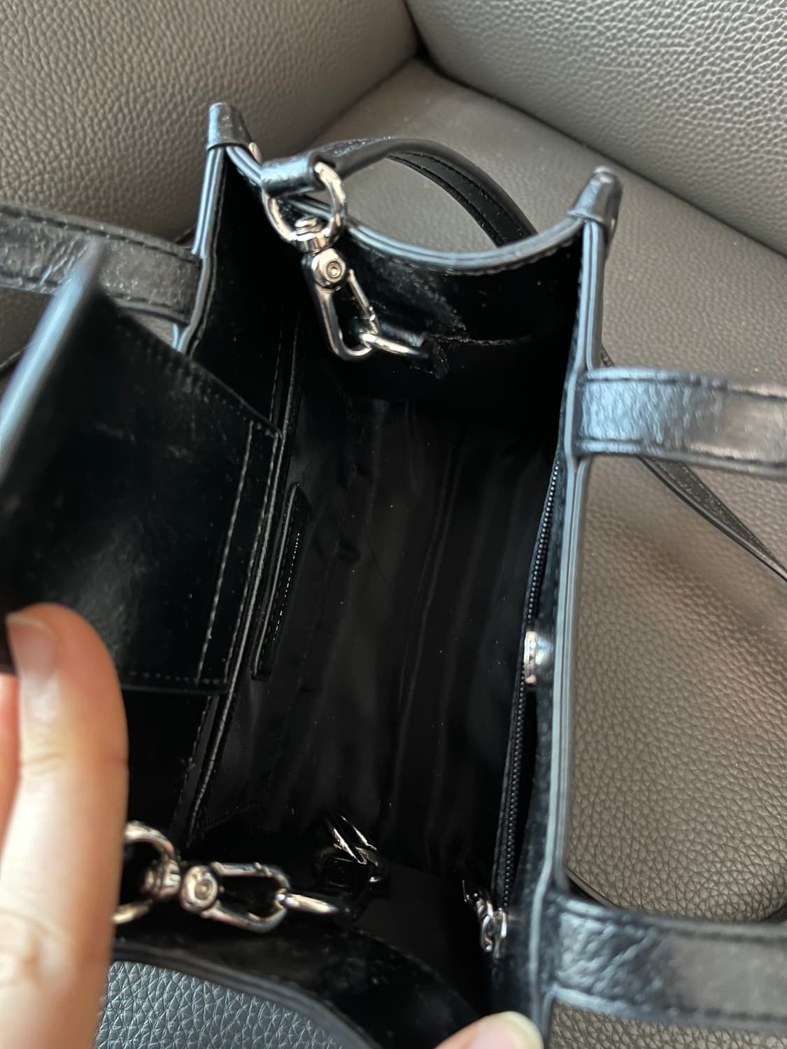 질바이질스튜어트 블랙 미니 크로스백 상품이미지5