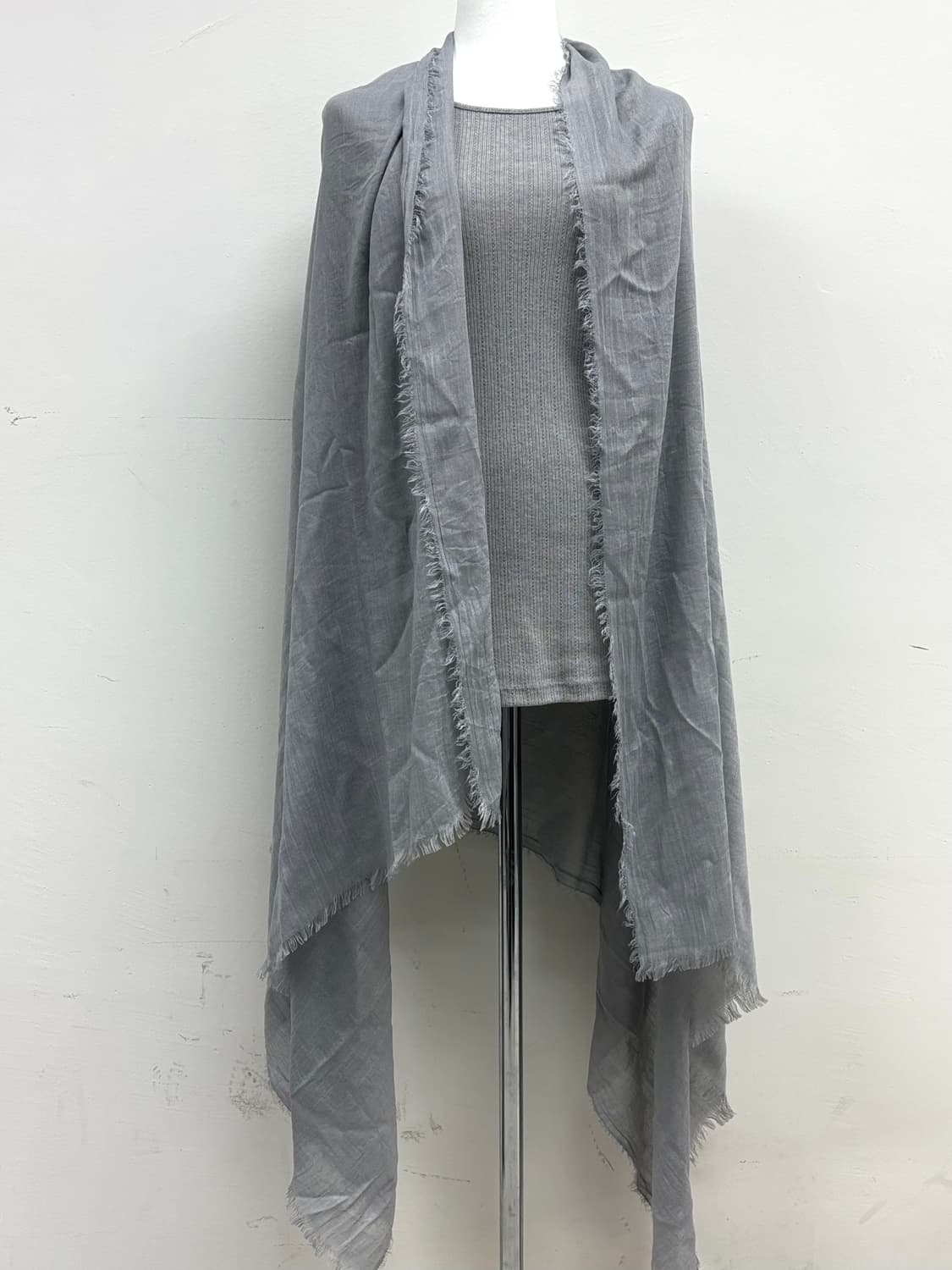 그레이 머플러 목도리 숄 상품이미지4