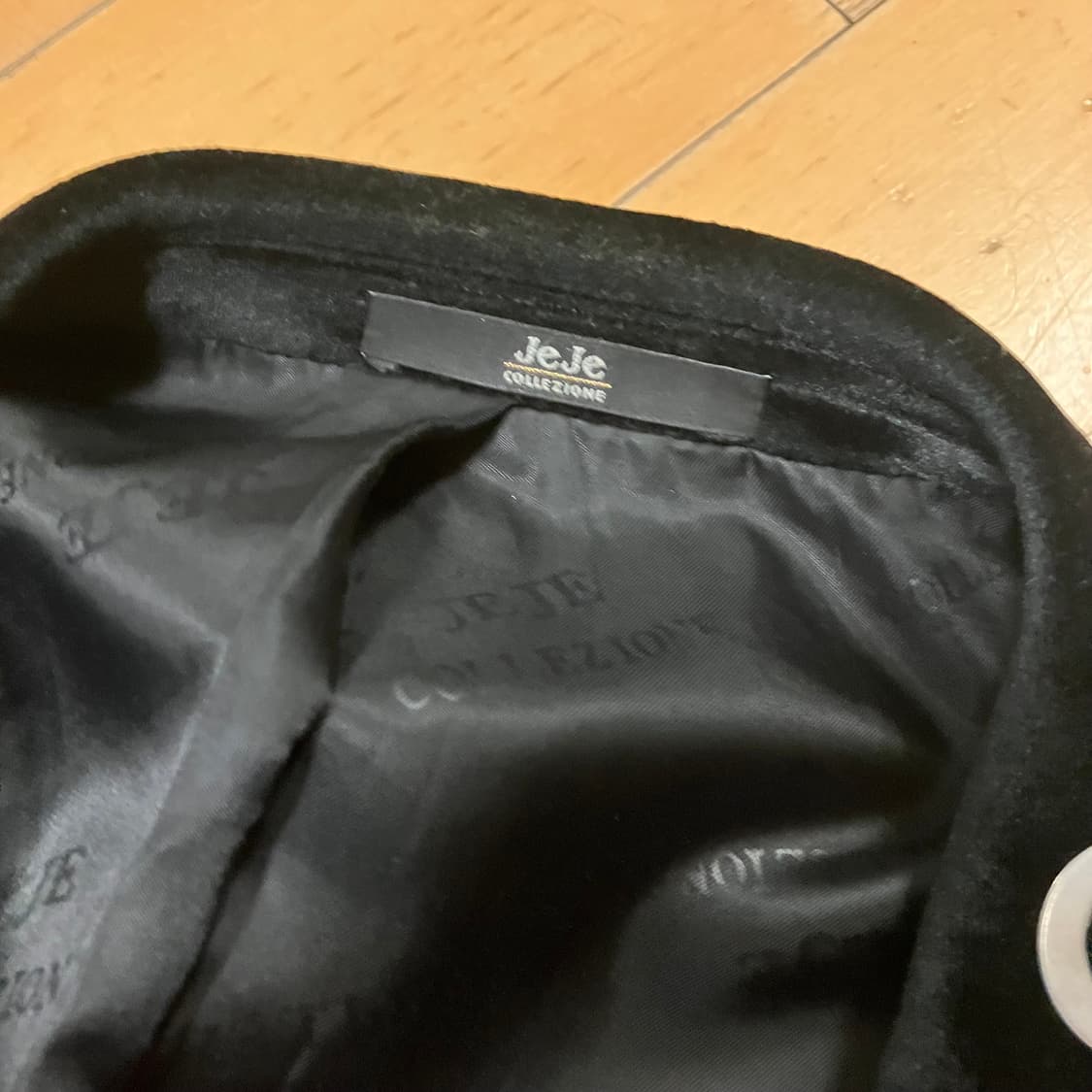 Japanese 펑크 사이징 링 디테일 블랙 벨벳 블레이저 XL 상품이미지7