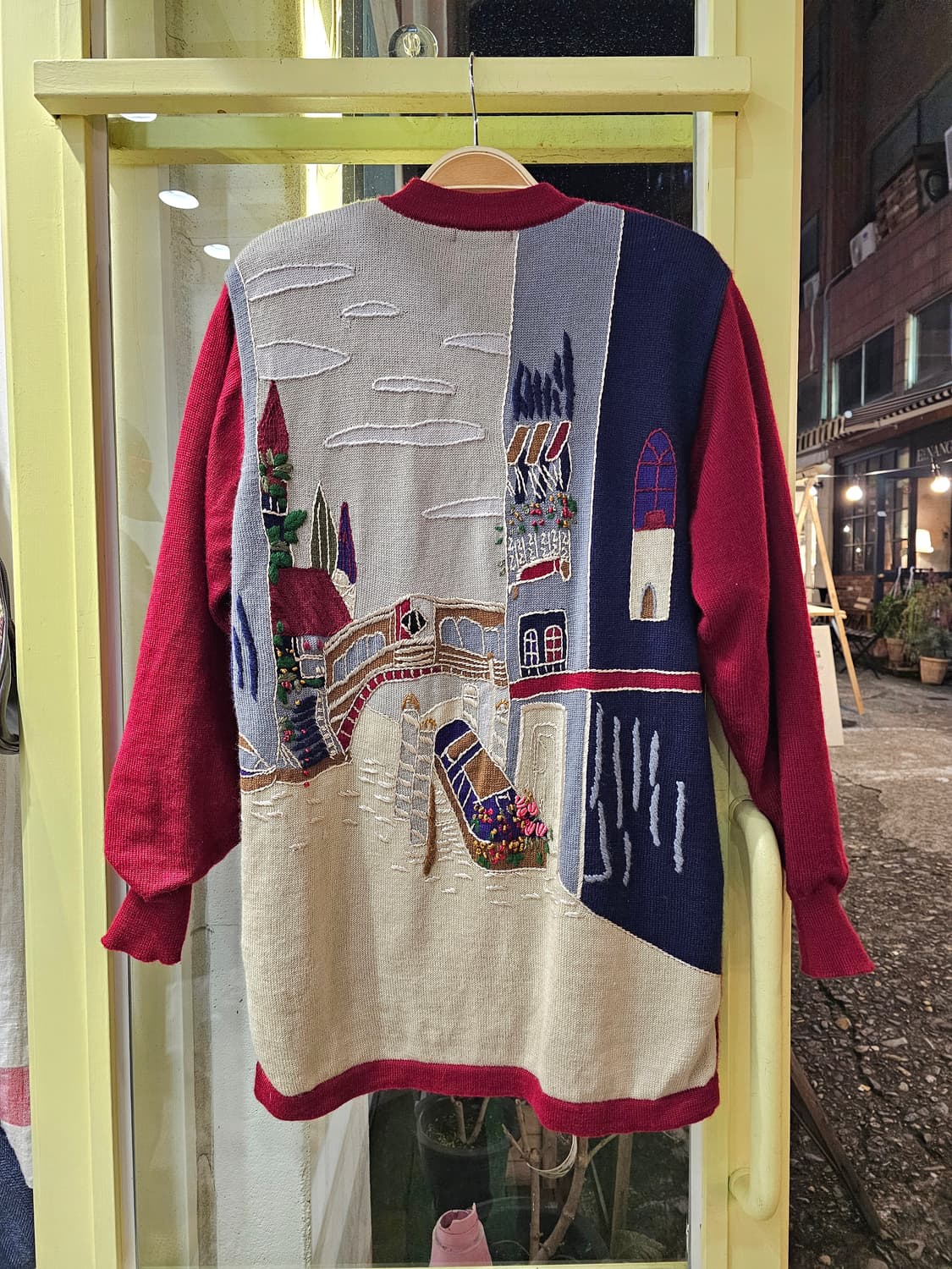 Lisblanc 자수 울 가디건 상품이미지7