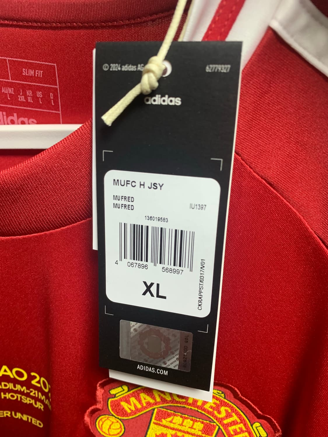 (새상품) 24-25 맨유 홈 유니폼 팝니다 상품이미지4