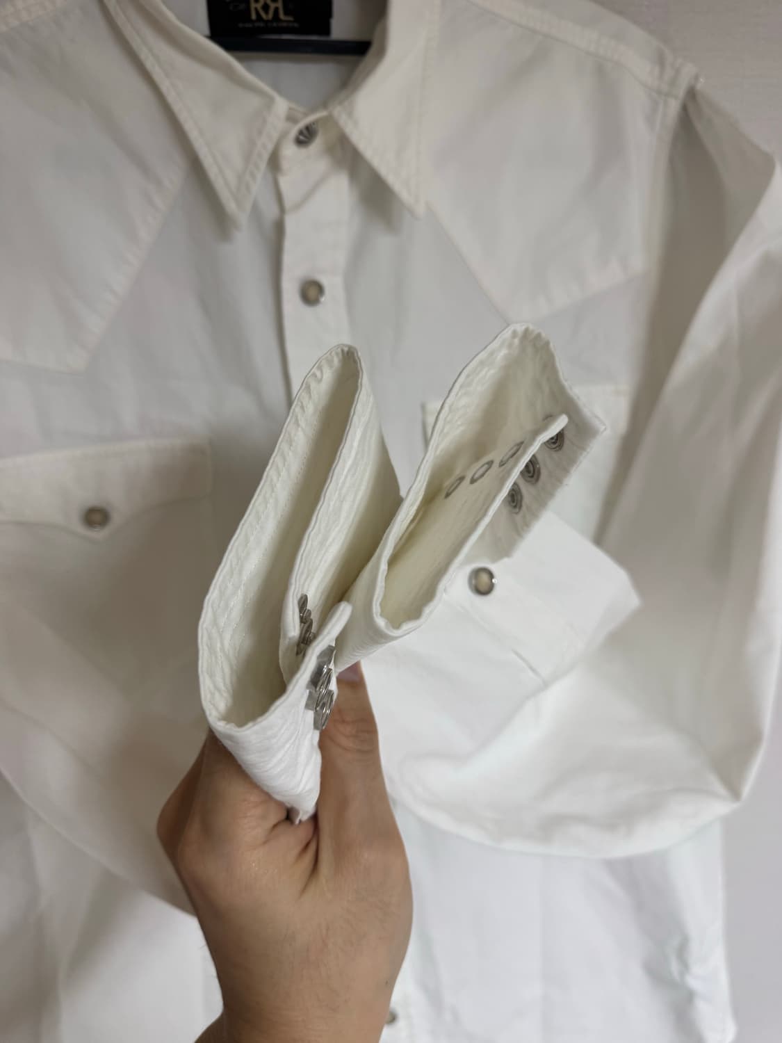 M RRL 더블알엘 웨스턴 셔츠 화이트 상품이미지5
