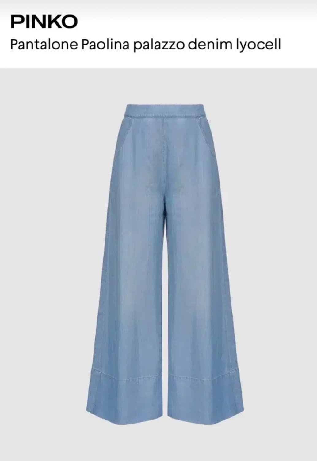 26 핀코 데님 청바지 트라우저 리오셀 와이드핏 플레어핏 핑코 상품이미지2