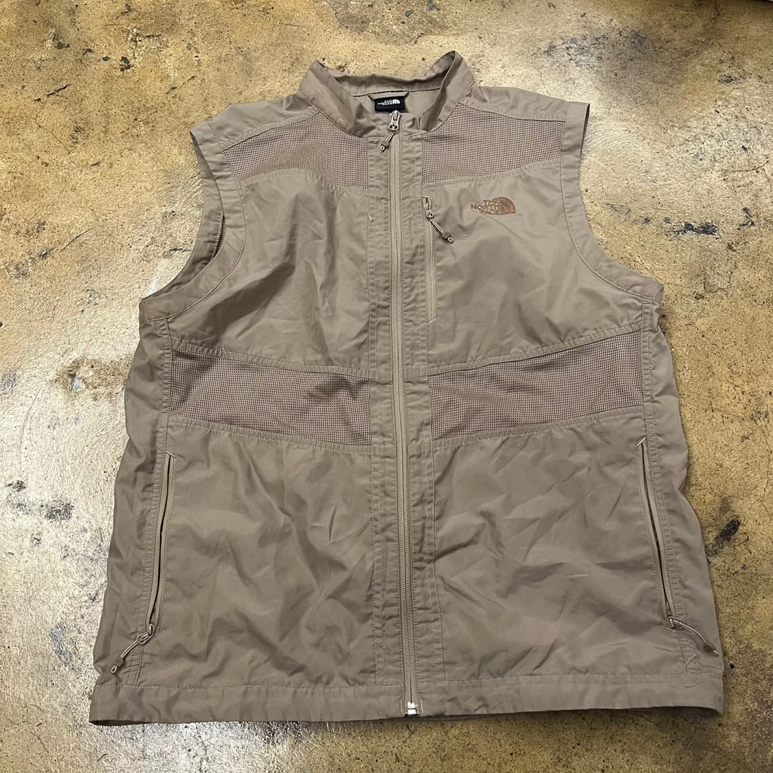 [정품/XXL] 노스페이스 바람막이 베스트 브라운 b17 상품이미지2