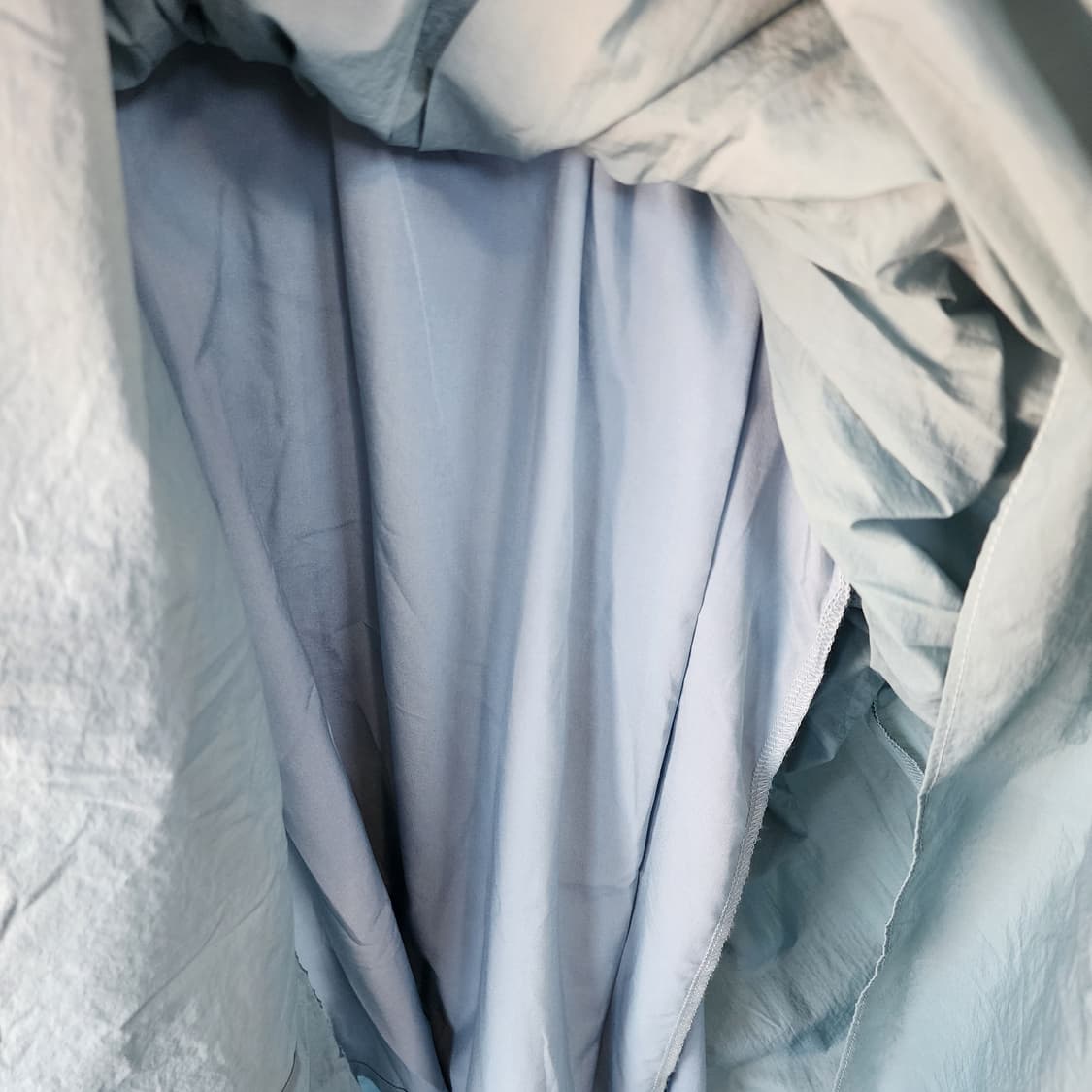 지컷 하늘색 롱 원피스 반팔형 상품이미지9