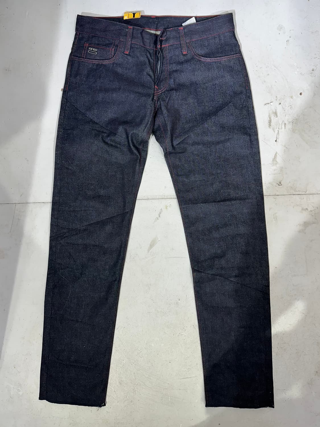 빈티지 g-star 진청 힙합 새깅 데님 팬츠 청바지 상품이미지4