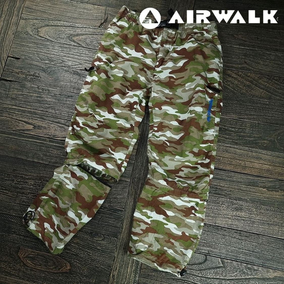 [에어워크] 카모 패턴 무릎 탈부착 투웨이 워크 팬츠 M19560 상품이미지1