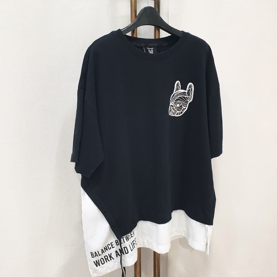 라이프워크 여성 레이어드 반팔티셔츠 F 상품이미지2