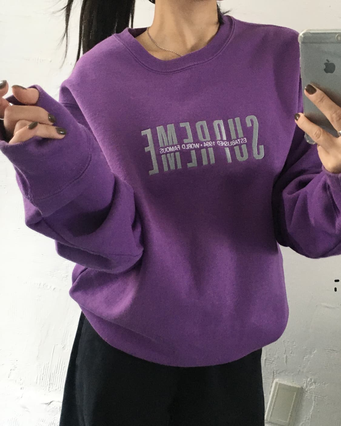 Supreme 슈프림 로고 스웻셔츠 상품이미지2