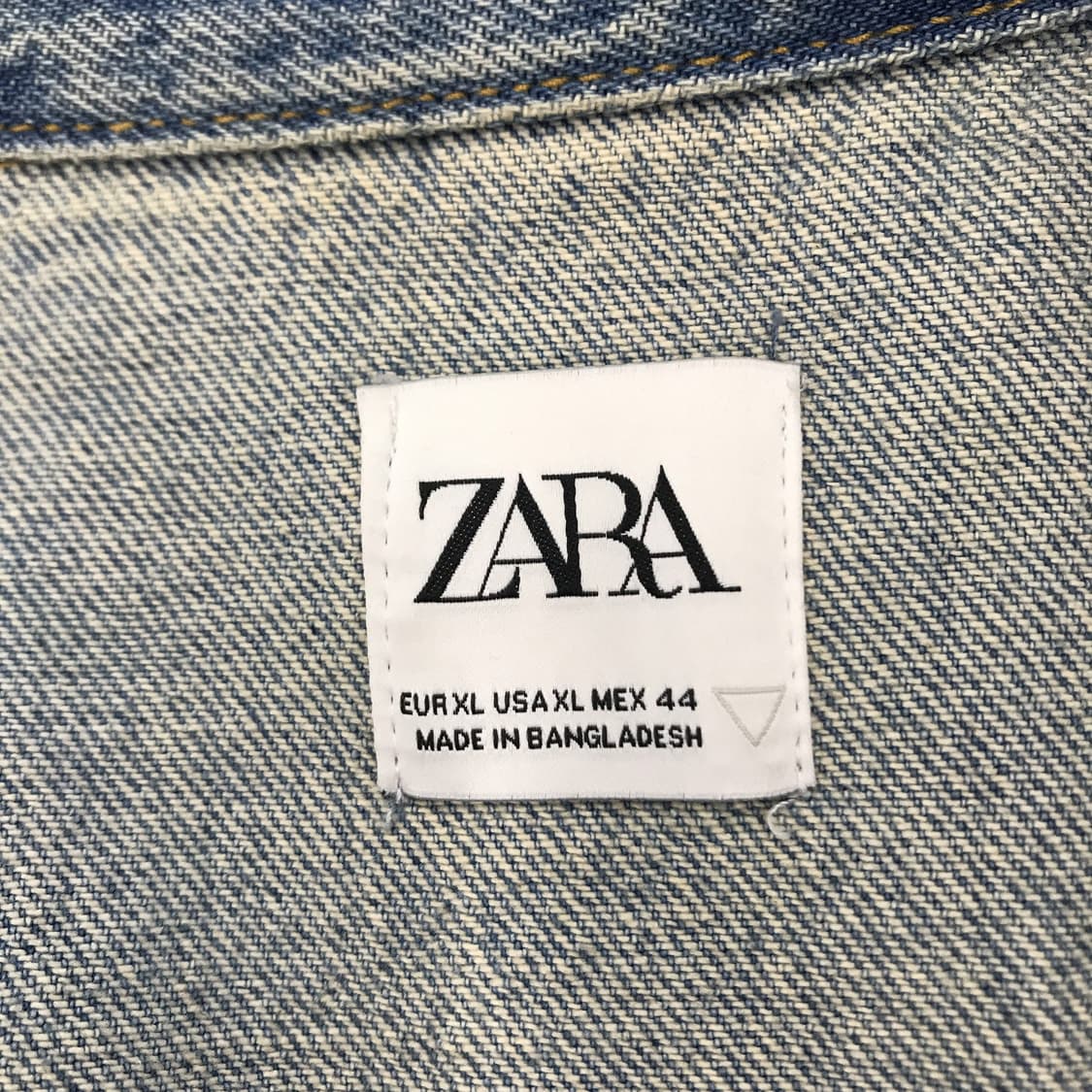 자라 오버사이즈 데님셔츠자켓 [XL] 상품이미지4