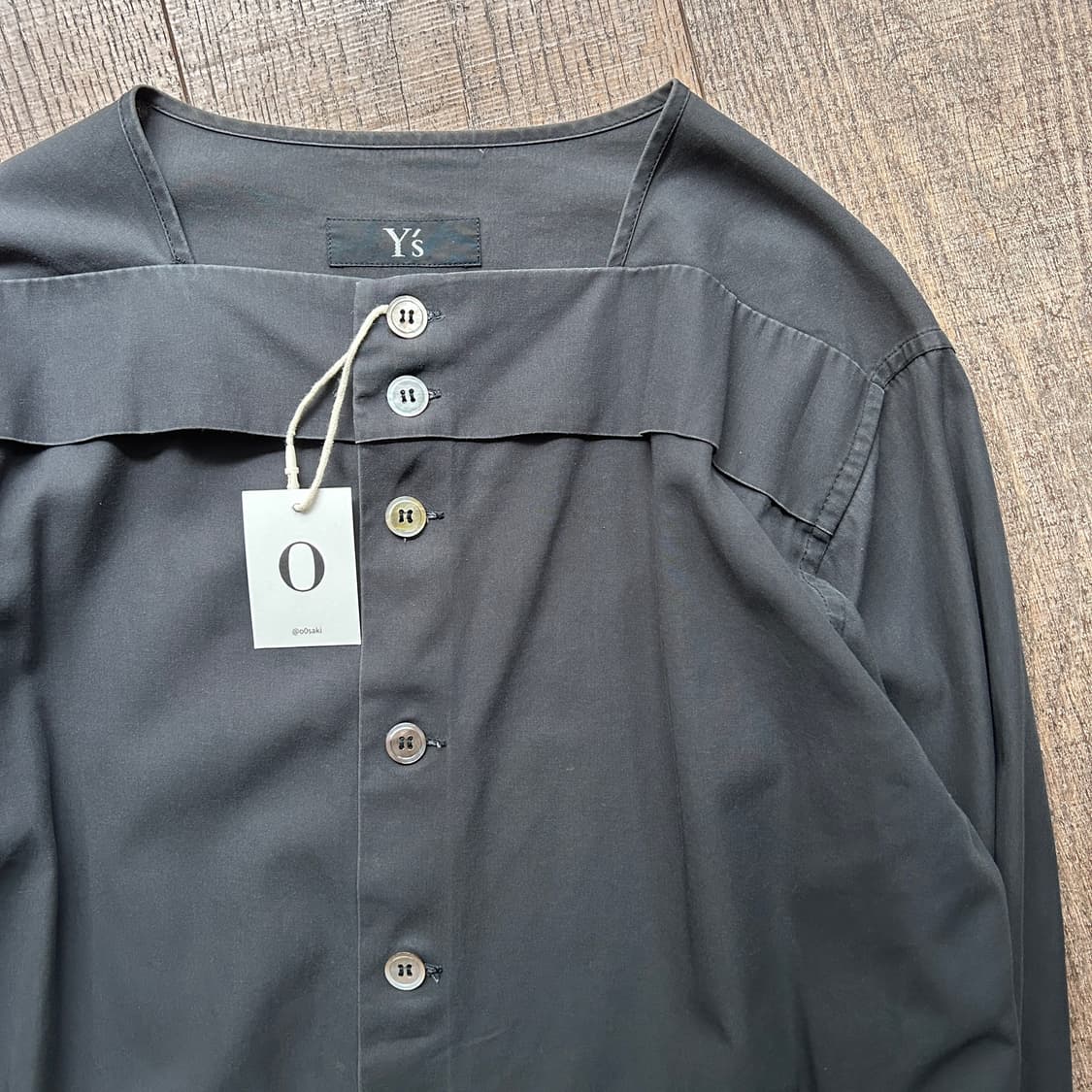 Washed Square Neck Blouse 상품이미지4