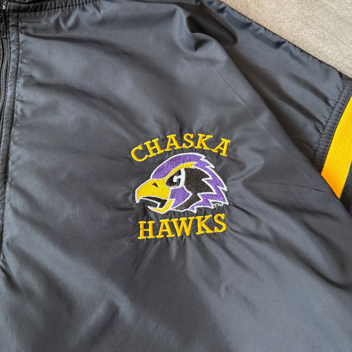 90년대 미국 생산 블랙 블랙 웜업 자켓 상품이미지4