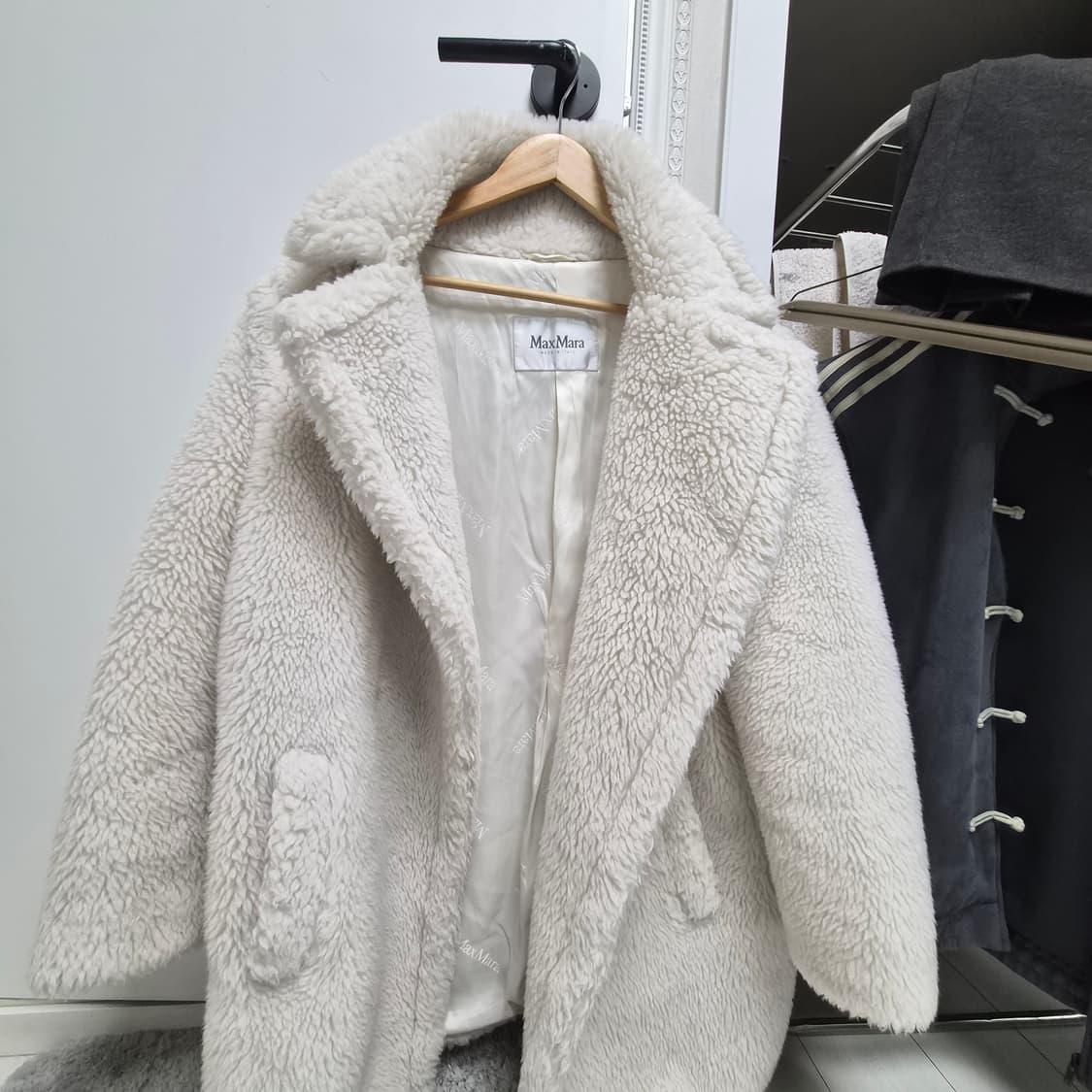 막스마라 빈티지 테디 코트 s 상품이미지5