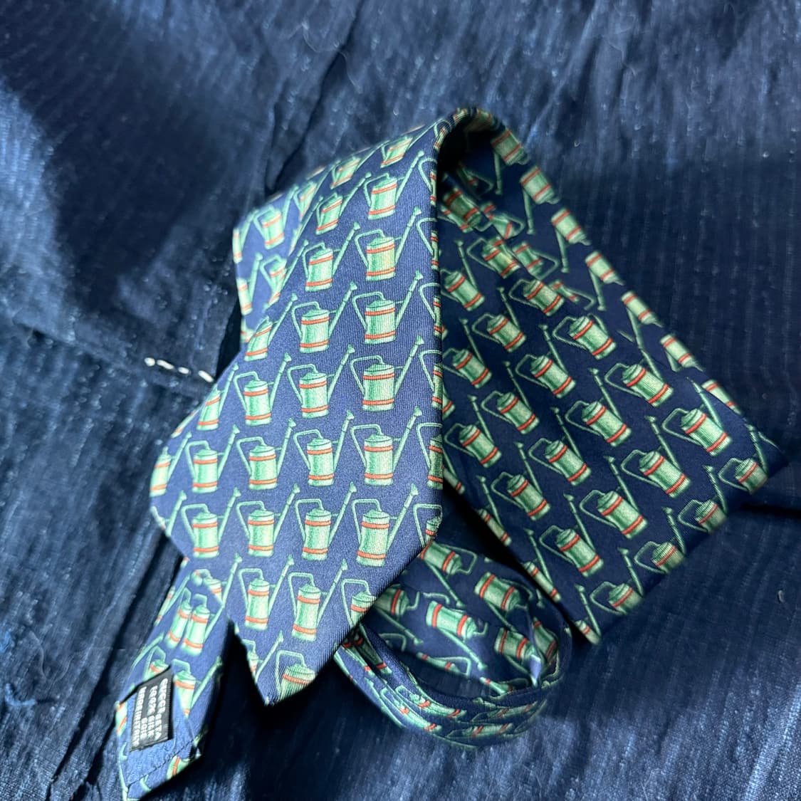 구찌 워터링 캔 실크타이 상품이미지3