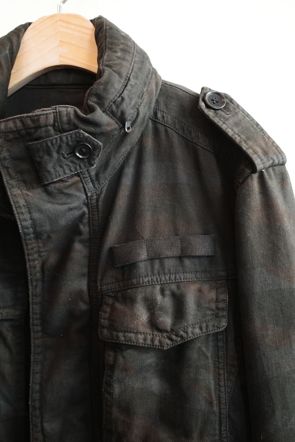 HAIB 카모플라쥬 패턴 투웨이 야상 상품이미지4