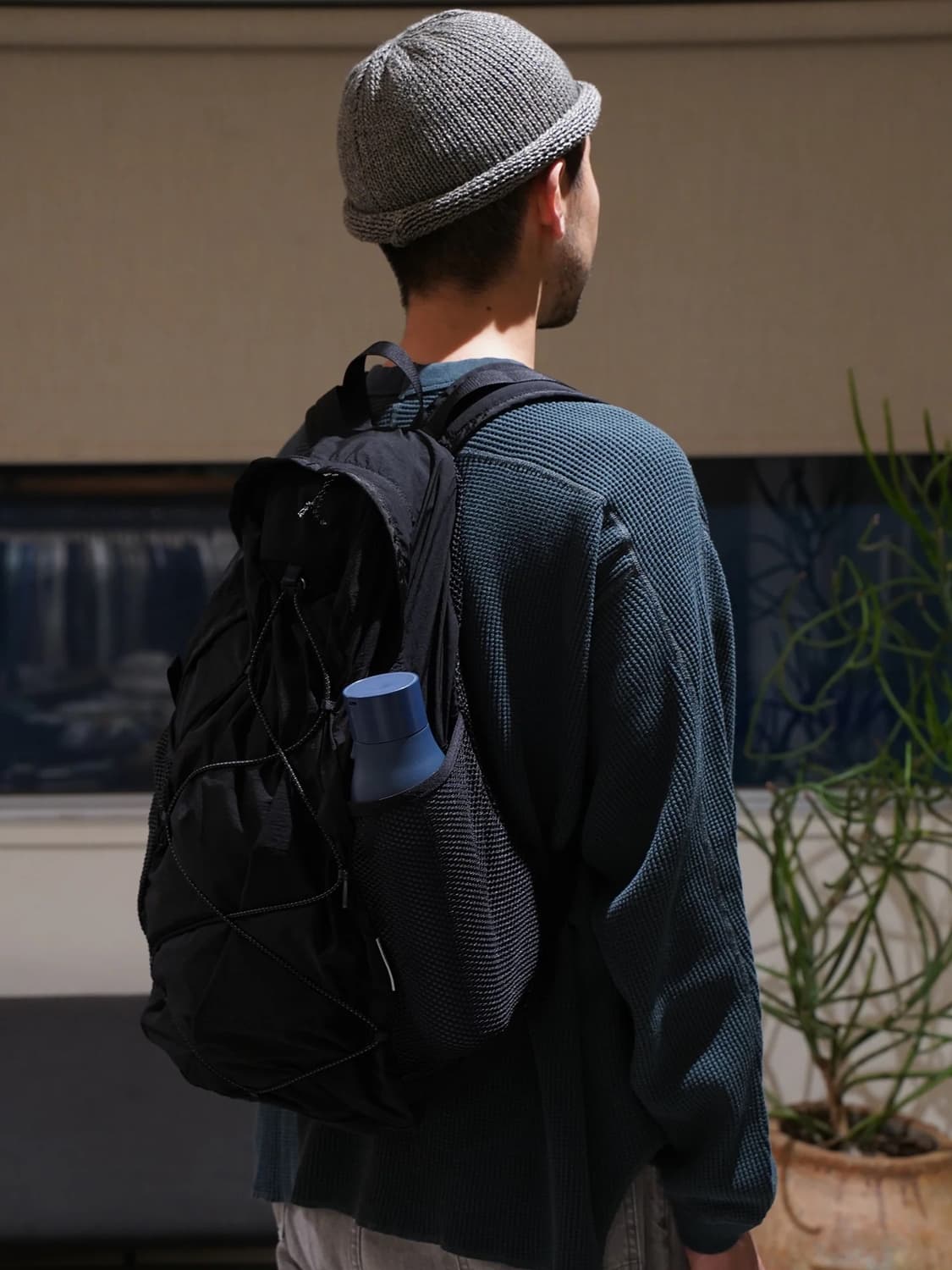 엔즈앤드민스 패커블 백팩 트루 블랙 상품이미지2