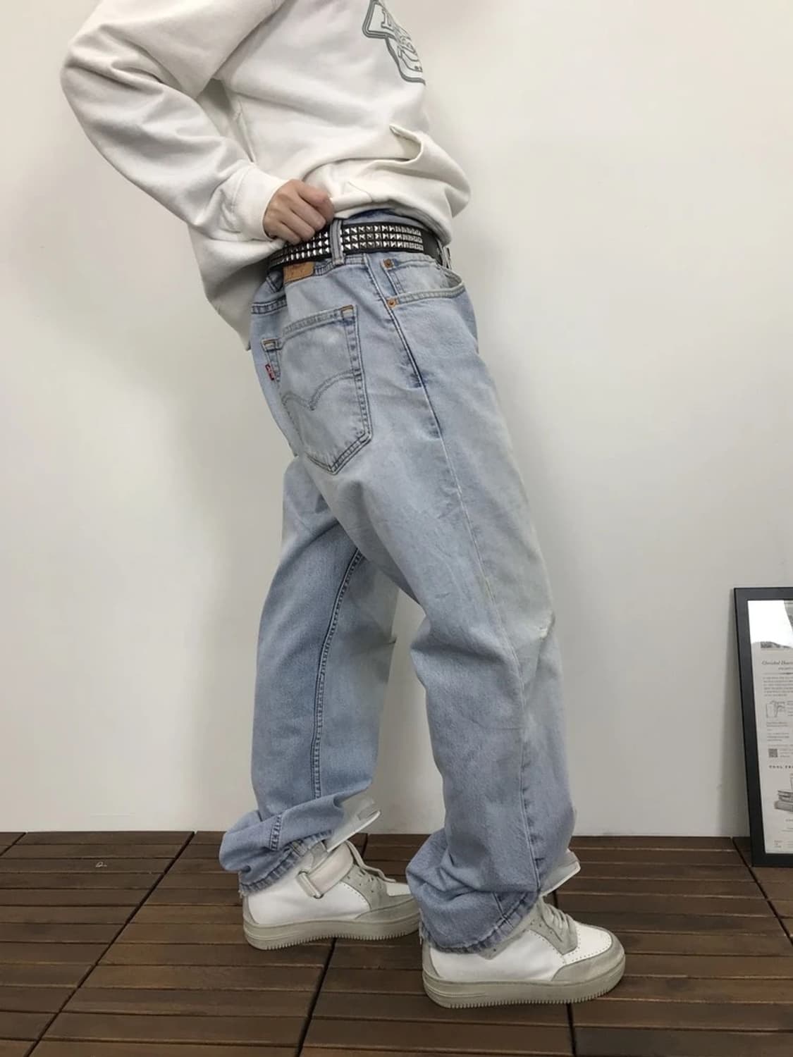 Levi's 505 Light Wash Denim Pants 상품이미지2