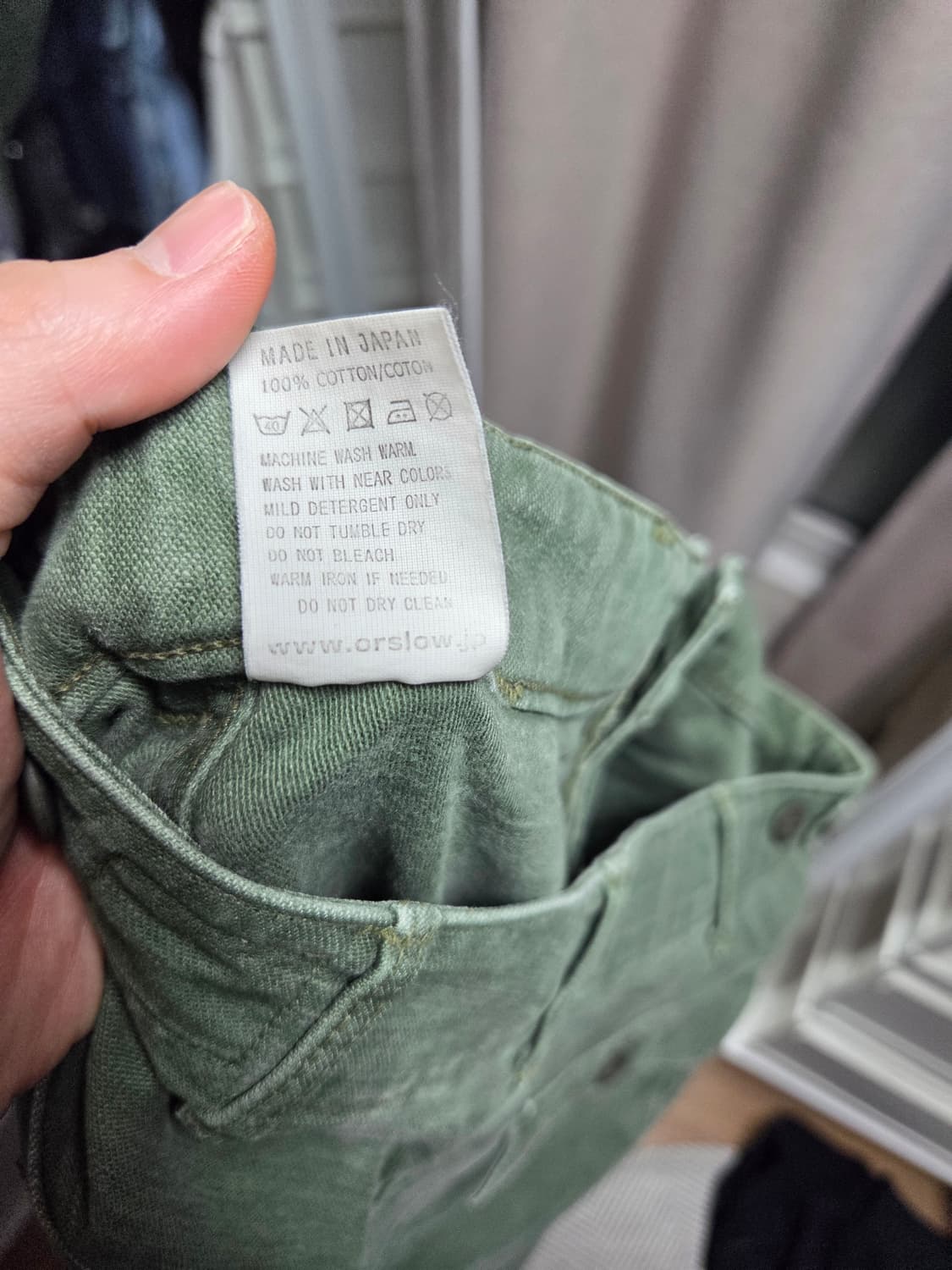 오어슬로우 퍼티그 유즈드워시 레귤러핏 3사이즈 상품이미지5