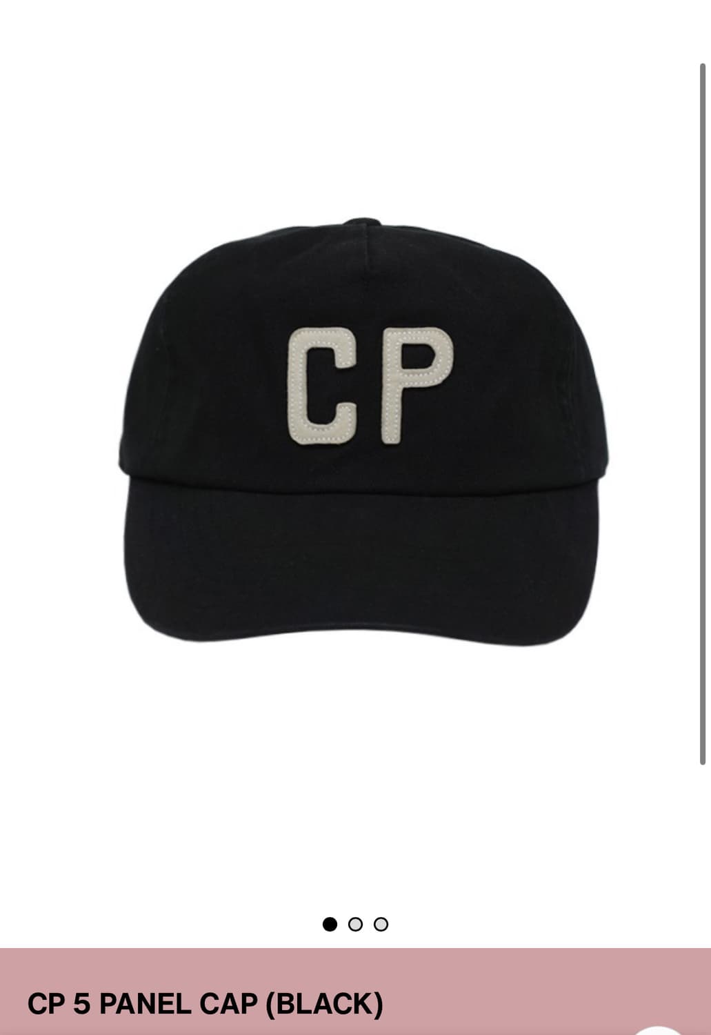 컬렉트 피시스 cp캡 블랙 상품이미지1