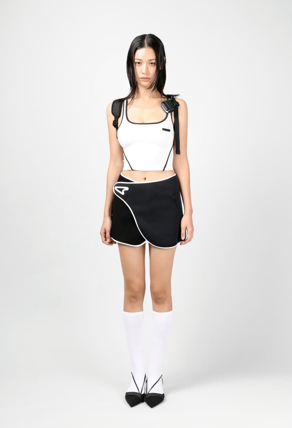 [1] 혜인서 스포츠 탱크탑 화이트 hyein seo(뉴진스 하니 착용) 상품이미지2