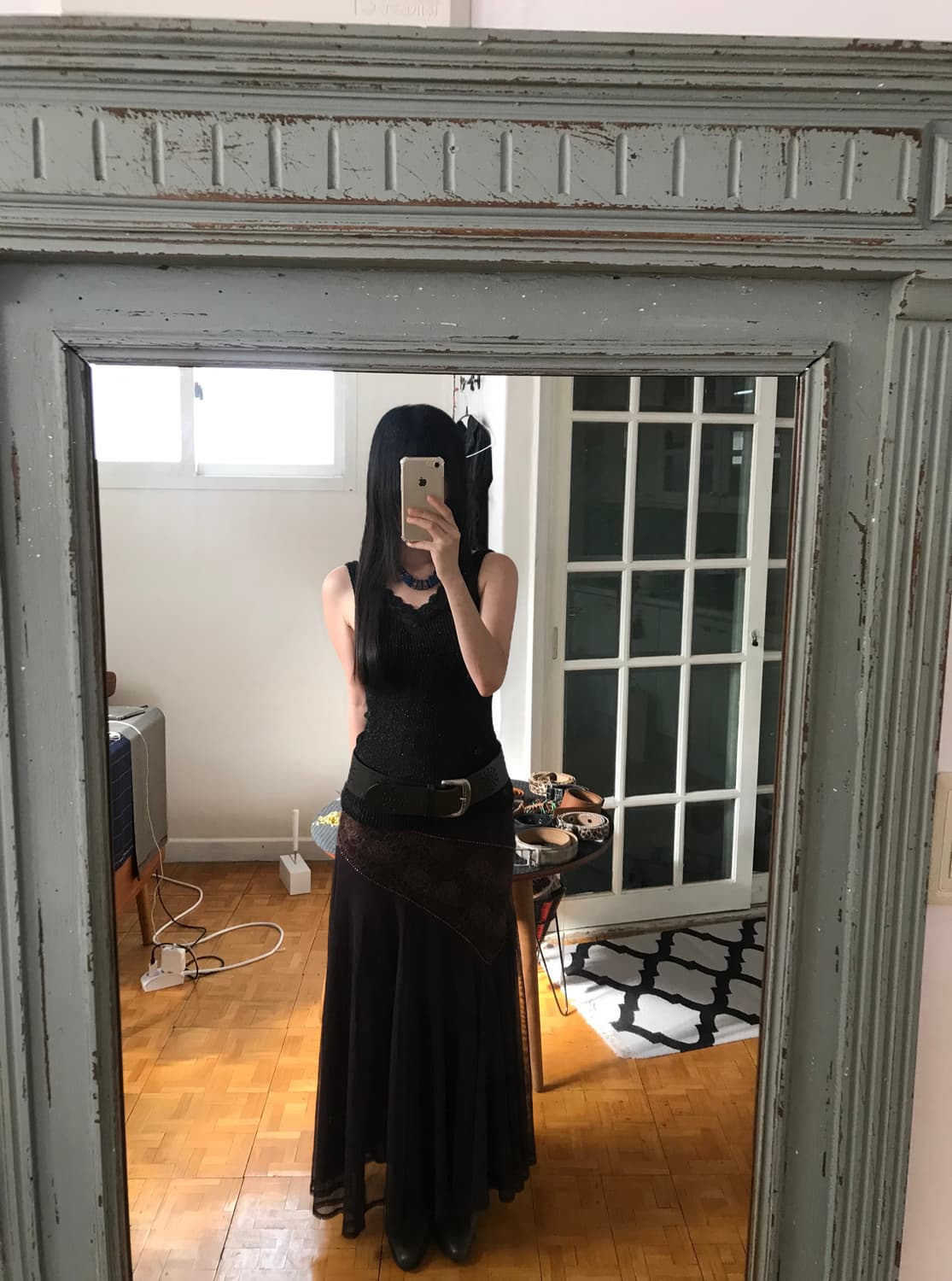 vintage lace sleeveless 상품이미지3