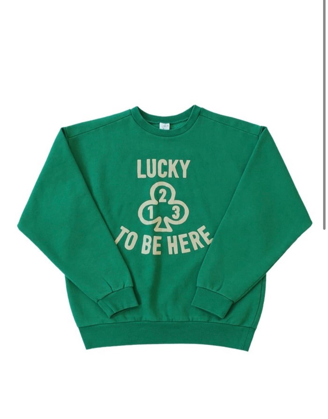 [xs] 컬렉트피시스 스웻셔츠 그린 상품이미지1