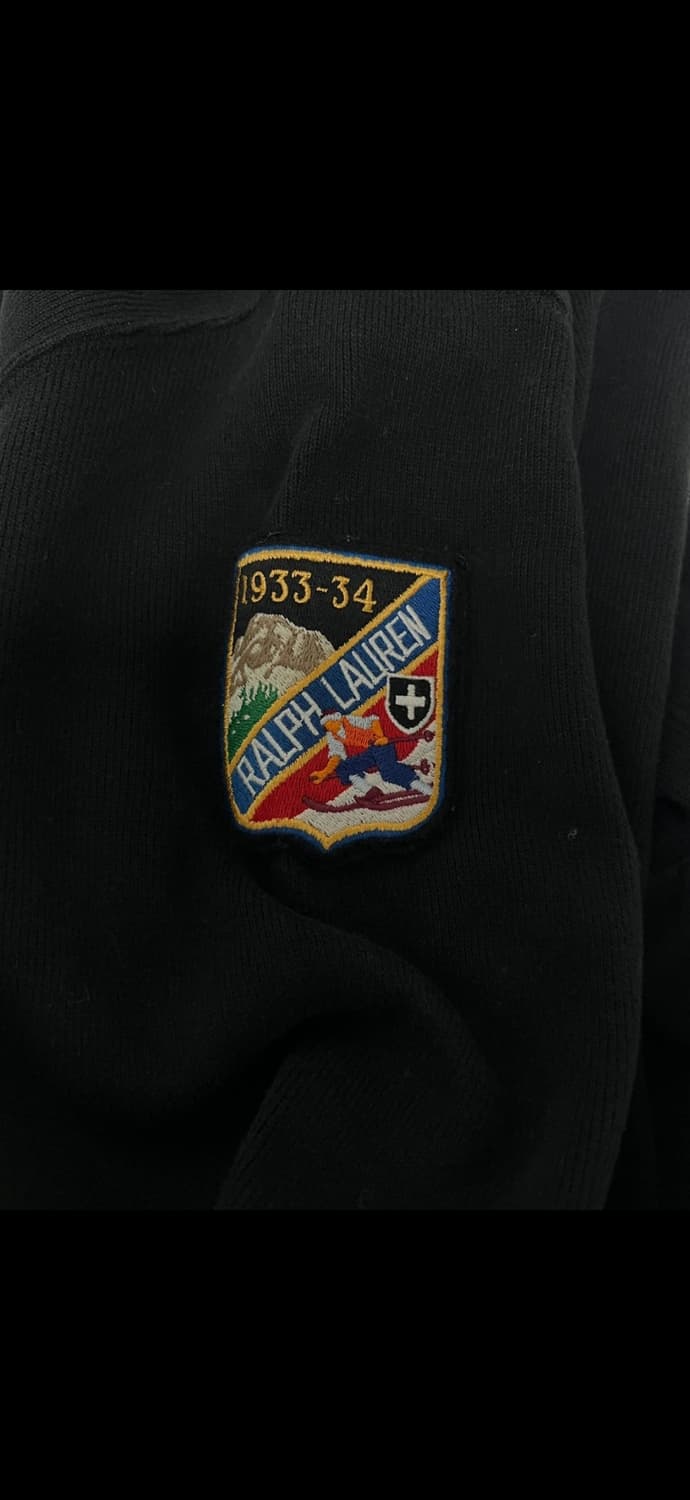 빅포니 폴로 랄프로렌 블랙 반집업 S  상품이미지3