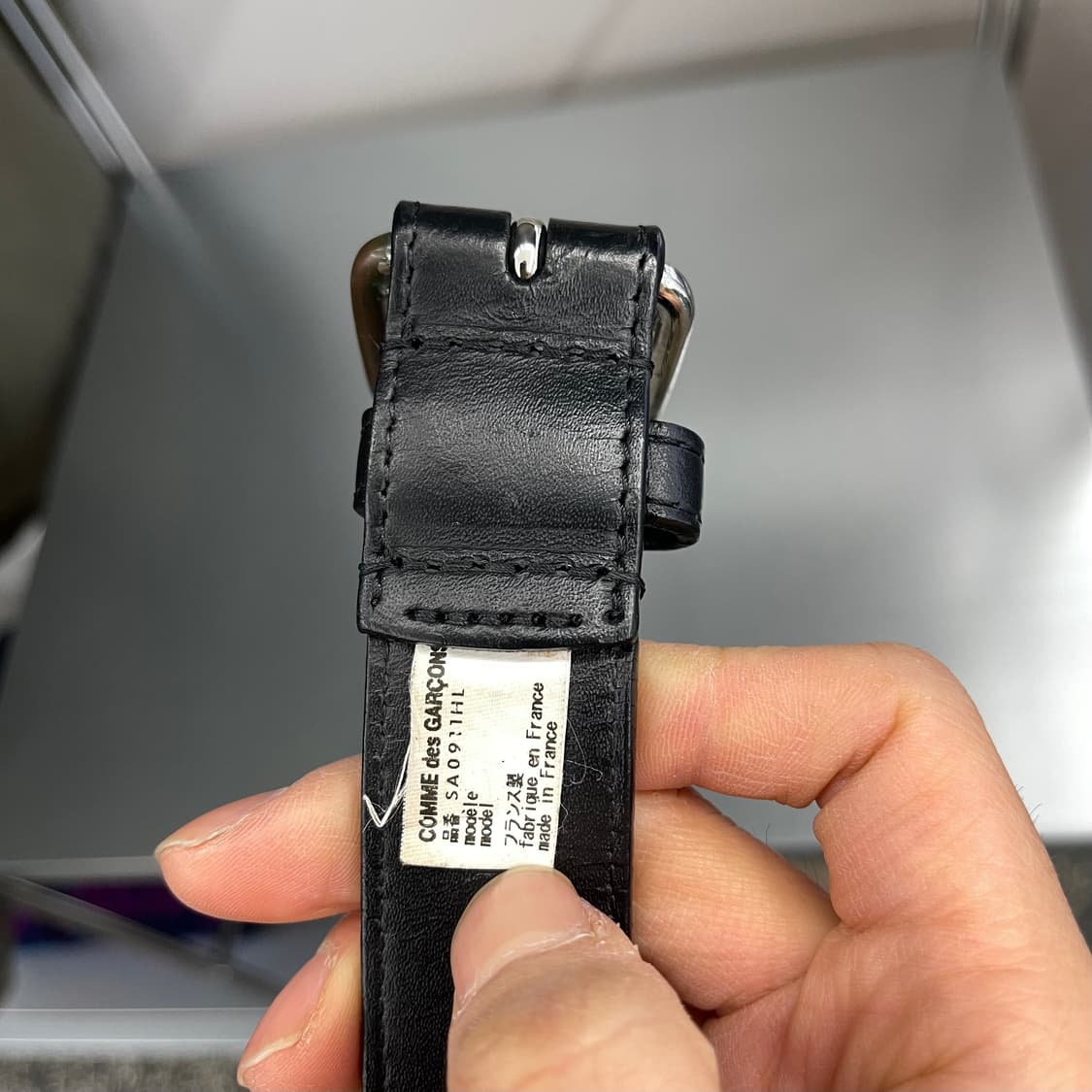 꼼데가르송 휴즈 로고 캐쥬얼 벨트 상품이미지5