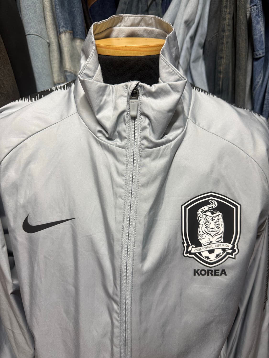 [XL] 나이키 대한민국 국가대표 코치 지급용 레인자켓 바람막이 상품이미지2