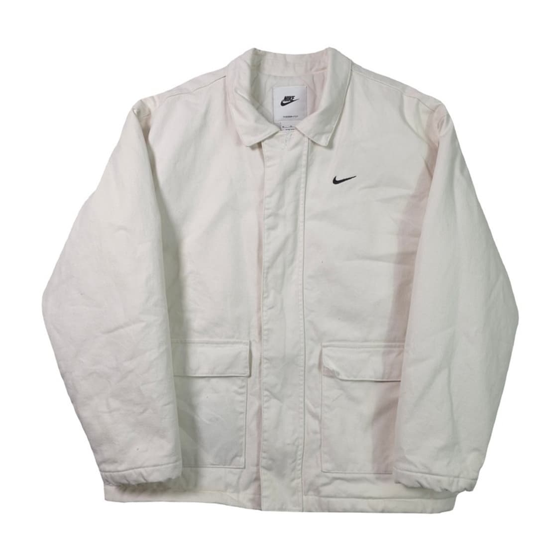 나이키 써마핏 캔버스 워크자켓 초어코트 크림 XL 상품이미지1