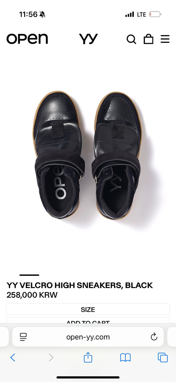 Openyy YY VELCRO HIGH SNEAKERS 상품이미지2